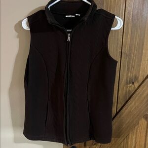 Croft & Barrow Dark Quilted Vest